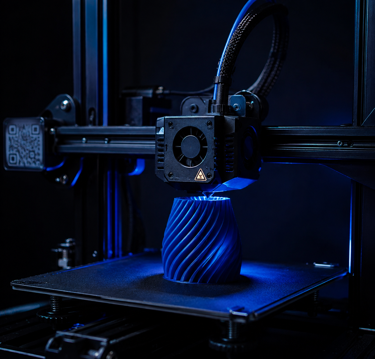 Impresora 3D trabajando